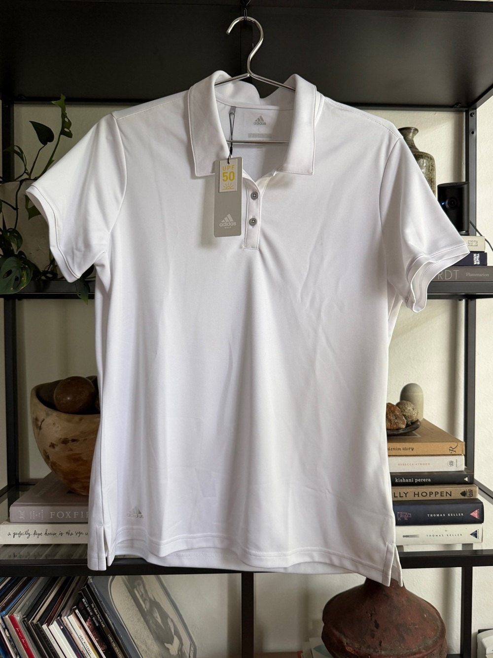 Adidas Women’s Tournament Short Sleeve White Polo